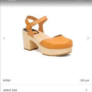 Swedish Hasbeens Krillan size 37 (size 6.5/7)